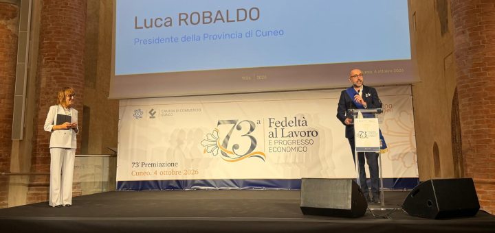 Lintervento del presidente Robaldo alla 73^ edizione della Fedeltà al Lavoro e Progresso Economico